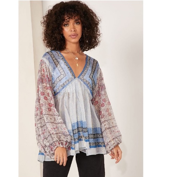 Free People Aliyah Printed Tunic 🧿 - Picture 5 of 14